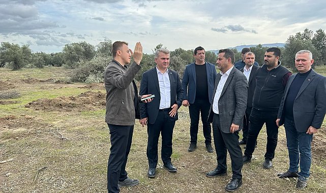 Mustafa Canbey Edremit'de yatırımları yerinde inceledi