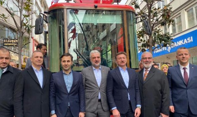 Nostaljik tramvay Bahçelievler'de ilk seferini yaptı
