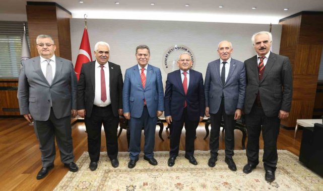 Oda başkanlarından büyükşehire ziyaret