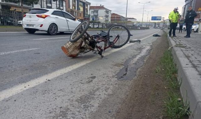 Otomobil, bisiklete çarptı; işe giderken öldü