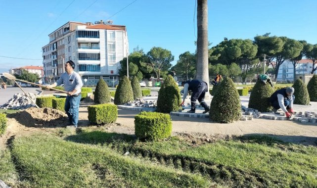 Park Bahçeler çalışıyor, Burhaniye güzelleşiyor