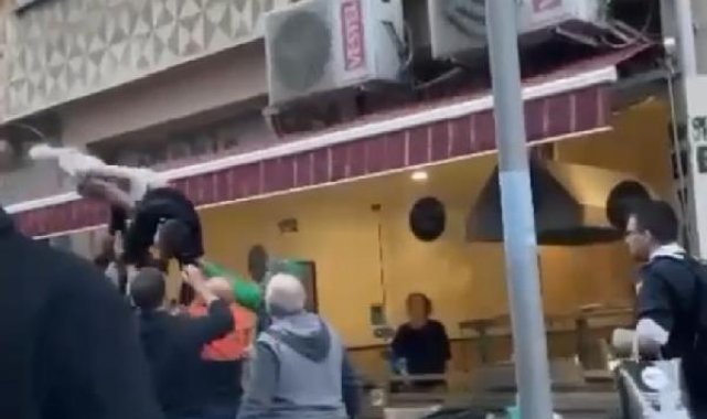 Pendik'te kelepçeli şüpheli saklandığı evin penceresinde yakalandı