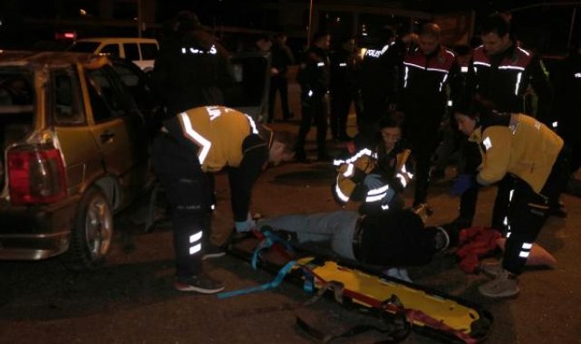 Polisin 'dur' ihtarına uymayan otomobil takla attı: 3 yaralı