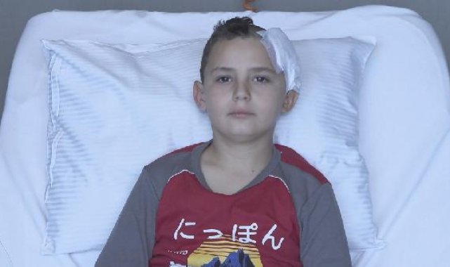 Romanya'da doktorlar cesaret edemedi: Minik Mateo beynindeki tümörden Türkiye'de kurtuldu