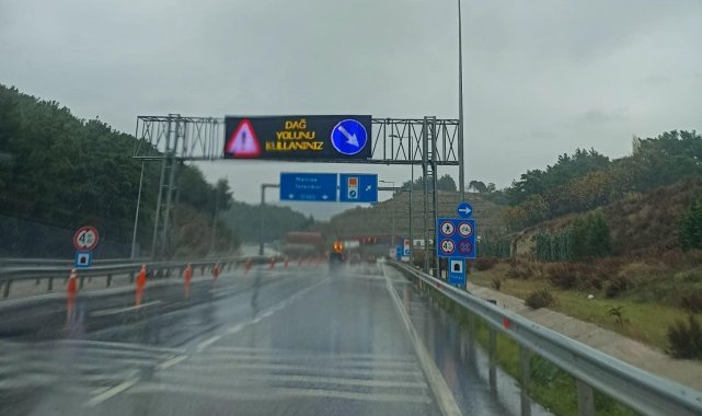 Sabucubeli Tünelleri geçici olarak trafiğe kapatıldı