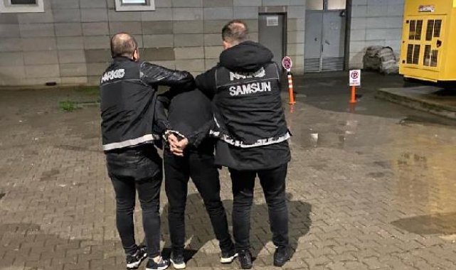 Samsun'da 15 yıl hapisle aranan hükümlü yakalandı