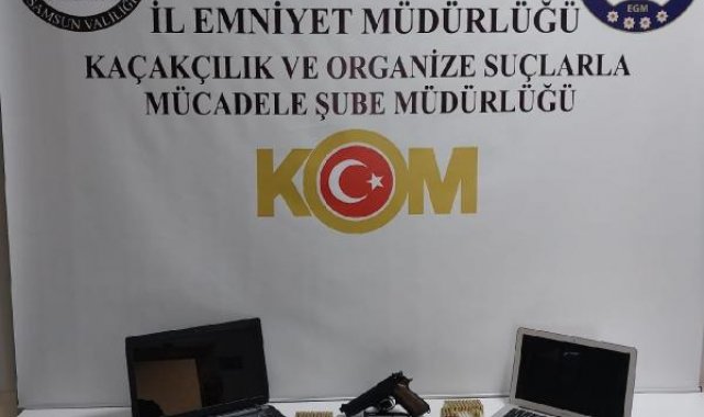 Samsun'da, 'tefeci' operasyonunda 2 şüpheli adliyede