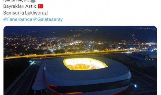 Samsunspor Kulübü: Işıkları Açtık, Bayrakları Astık, Samsun'a Bekliyoruz