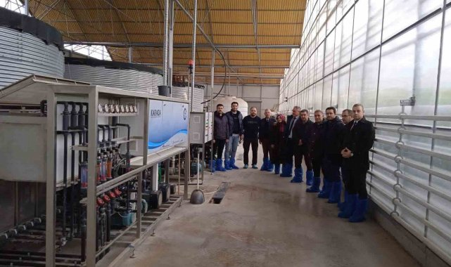Sandıklı'da seralarda kullanılan su tekrar değerlendirilecek