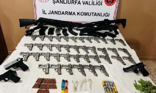 Şanlıurfa'da silah kaçakçılığı operasyonlarında 6 gözaltı
