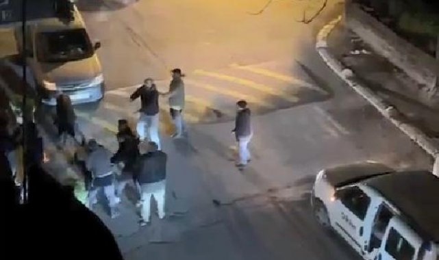 Sarıyer'de linç girişimine dönen yol kavgası kamerada