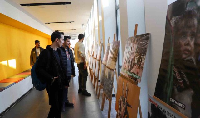 SBTÜ'de 'Filistin Fotoğraf' sergisi açıldı