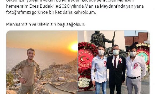 Şehit ile fotoğrafını paylaşan Özgür Özel: Bir kez daha kahroldum