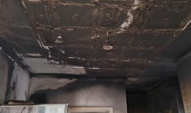 Şırnak'ta köy evi yandı