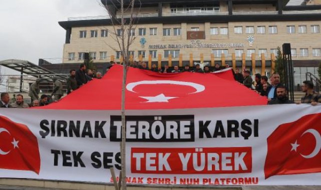 Şırnak'ta teröre tepki