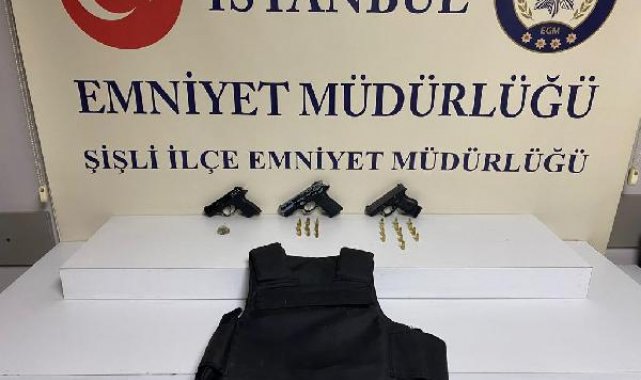 Şişli'de taksi durağına sliahlı saldırı düzenleyen kişi tutuklandı