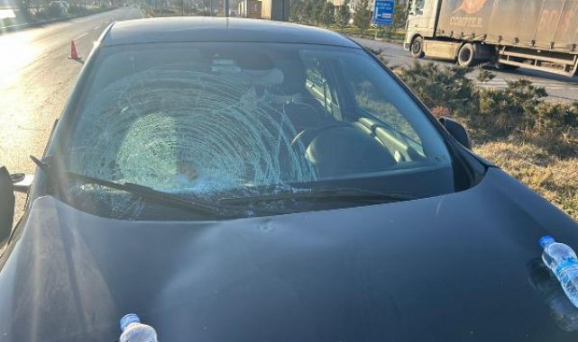 Sivas'ta otomobilin çarptığı kadın ağır yaralandı