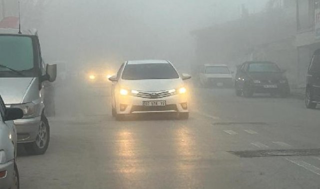 Sivas'ta yoğun sis