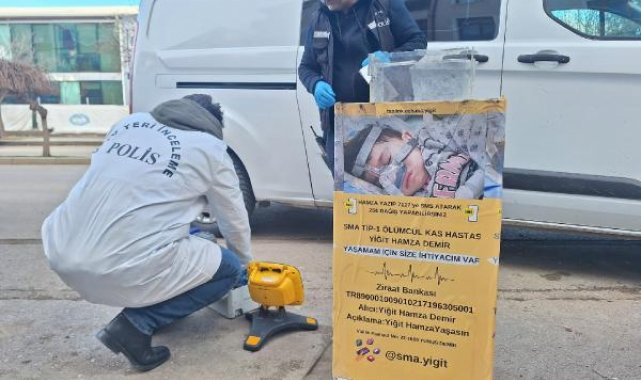 SMA'lı Yiğit'in bağış kutusundaki para çalındı