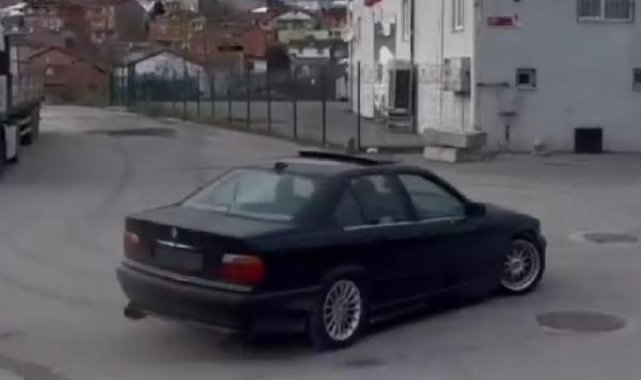 Sultanbeyli'de trafikte drift yapan sürücüye ceza