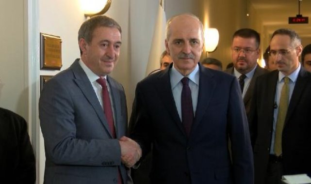 TBMM Başkanı Kurtulmuş'tan HEDEP grubuna ziyaret