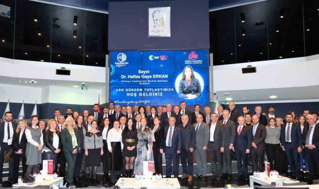 TCMB Başkanı Erkan'dan ASO'nun gündem toplantısında ihracatçılara müjdeli haber