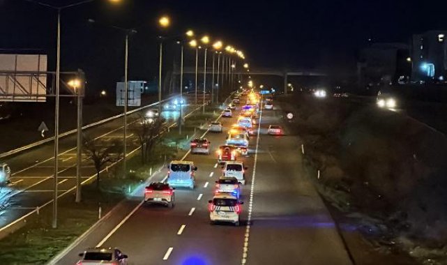 Tekirdağ'da oto kurtarıcılar 'teröre lanet' konvoy oluşturdu