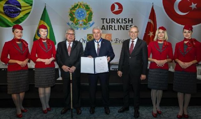 THY Genel Müdürü Ekşi'ye Brezilya Devlet Nişanı verildi
