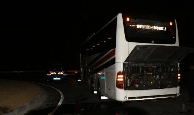 Tokat'ta 33 kişinin bulunduğu yolcu otobüsüne tüfekle ateş açıldı