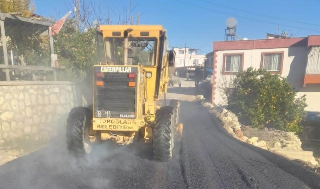 Toroslar'da yollar yenileniyor