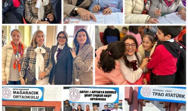 TÜDİP'den Adıyaman ve Hatay'daki ihtiyaç sahibi çocuklara ziyaret