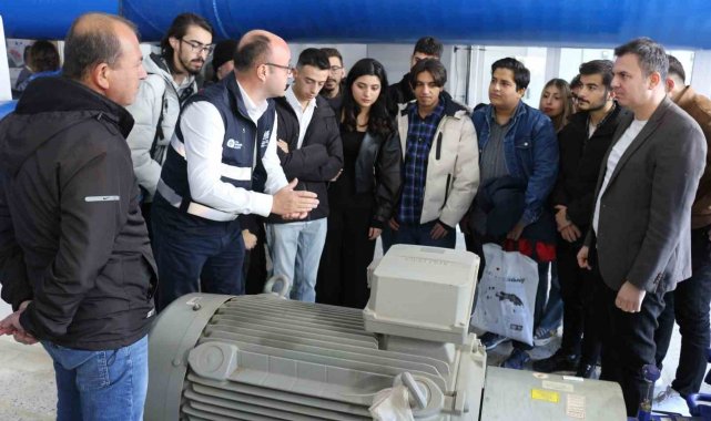 Üniversitelilerden ASAT Tesisi'ne teknik gezi