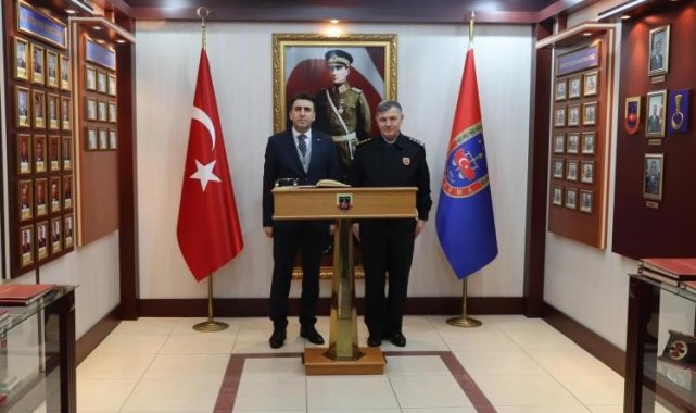 Vali Aygöl'den İl Jandarma Komutanlığına ziyaret