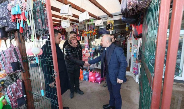 Vali Varol, konteyner esnafıyla bir araya geldi