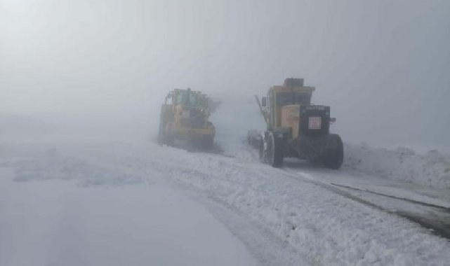 Van'da 272 yerleşim yerinin yolu kardan kapandı