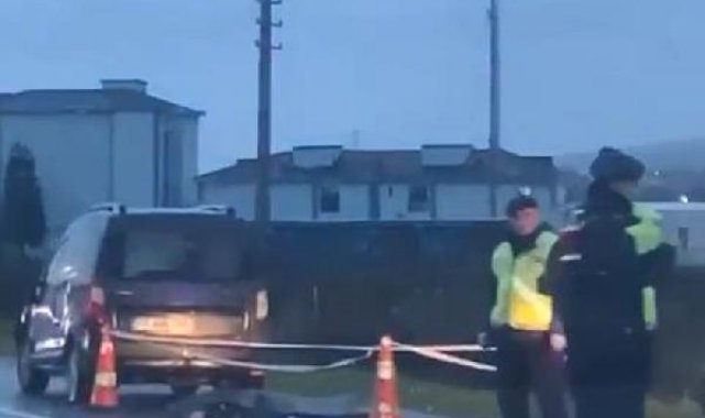 Yolun karşısına geçmek isterken hafif ticari aracın çarpmasıyla öldü
