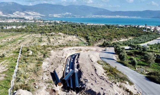 Akbük'te altyapı çalışmaları büyük ölçüde tamamlandı