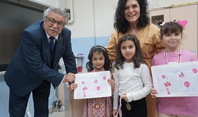 Belediye Başkanı Kaya, öğrencilerin karne sevincini paylaştı