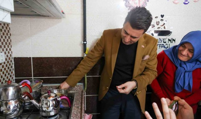 Bilecik'te mahalle sakinlerin doğalgaz sevinci