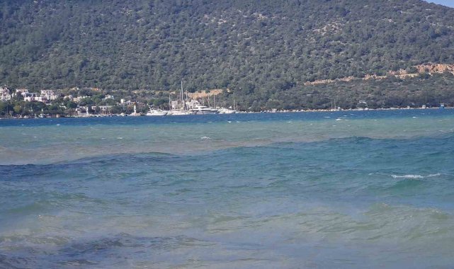 Bodrum'da fırtına etkili oldu
