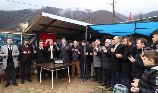 Düverdüzü Camisinin temeli dualarla atıldı