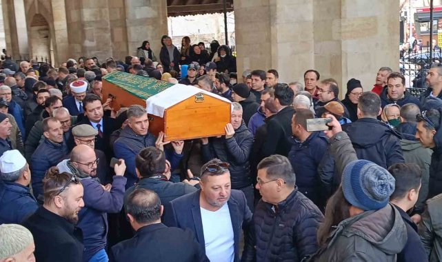 Edirneli Hakem Yankaya'nın babası son yolculuğuna uğurlandı