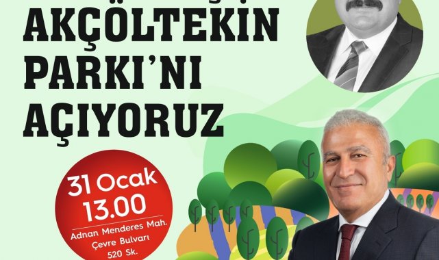 Efeler'de Akçöltekin'in adının verildiği park açılış için gün sayıyor