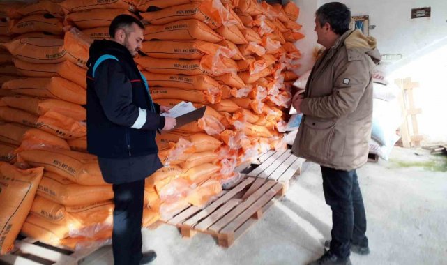 Emet'te gübre bayilerinde denetim
