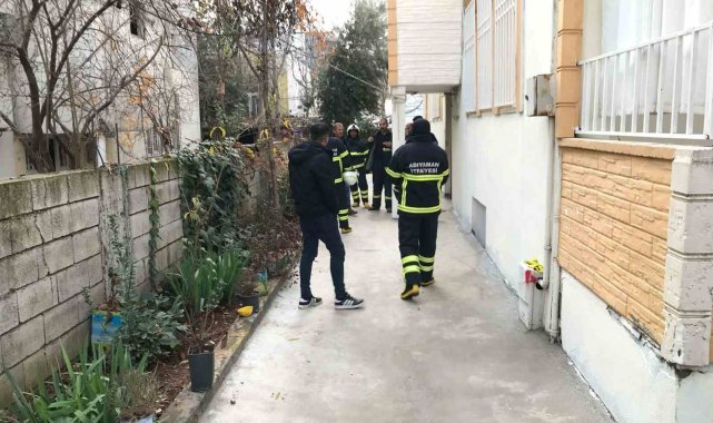 Evde çıkan yangın korkuttu