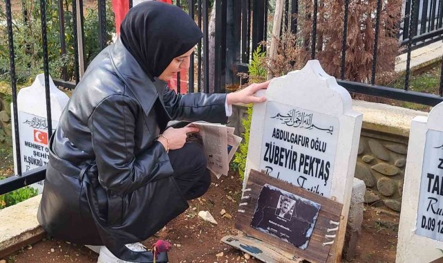 Genç kadın babasının emaneti olan gazeteye sahip çıktı