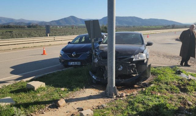 Hatay'da trafik kazası: 2 yaralı