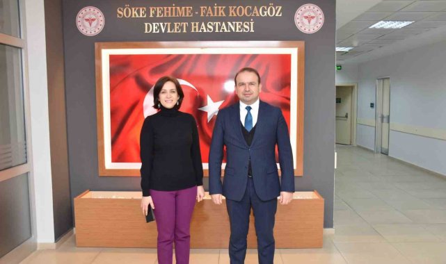 İl Sağlık Müdürü Şenkul, Söke'deki hastanede incelemelerde bulundu