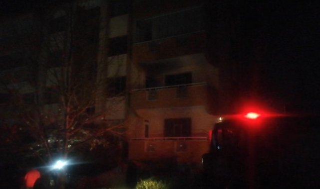 Isparta'da evde çıkan yangın paniğe neden oldu