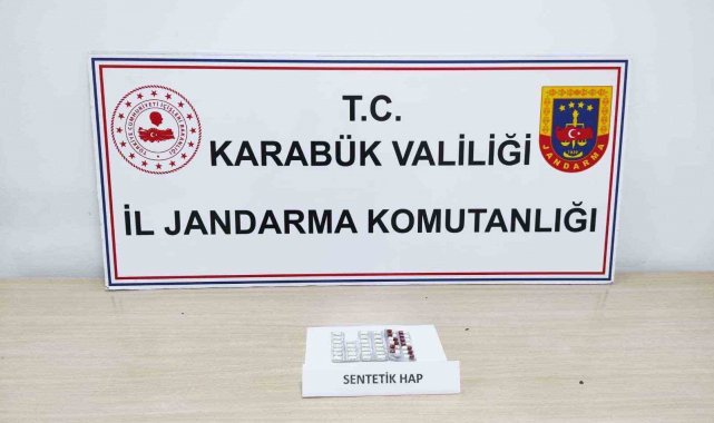 Karabük'te 39 uyuşturucu hap ele geçirildi